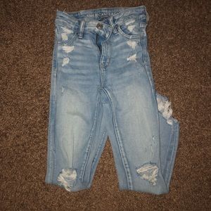 American Eagle ripped jeans